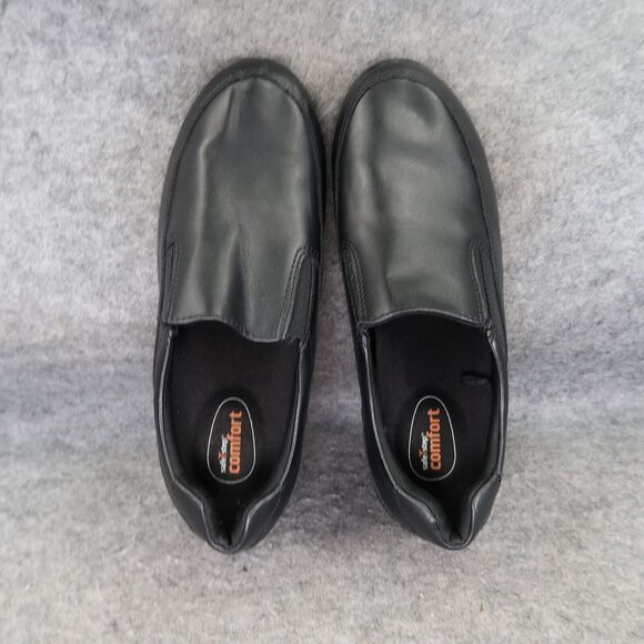 safeTstep Shoes Womens 8 Slip On Clog Work Comfort Uniform Slip Resistant Black - Picture 6 of 14